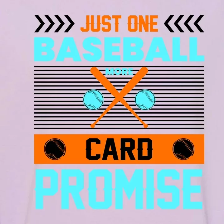 Funny Baseball Card Garment-Dyed Sweatshirt