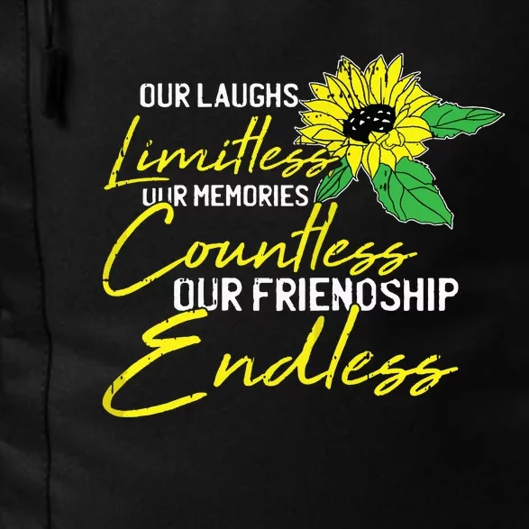 Friendship Bestfriend Cute Sunflower Bestie Bff Matching Daily Commute Backpack