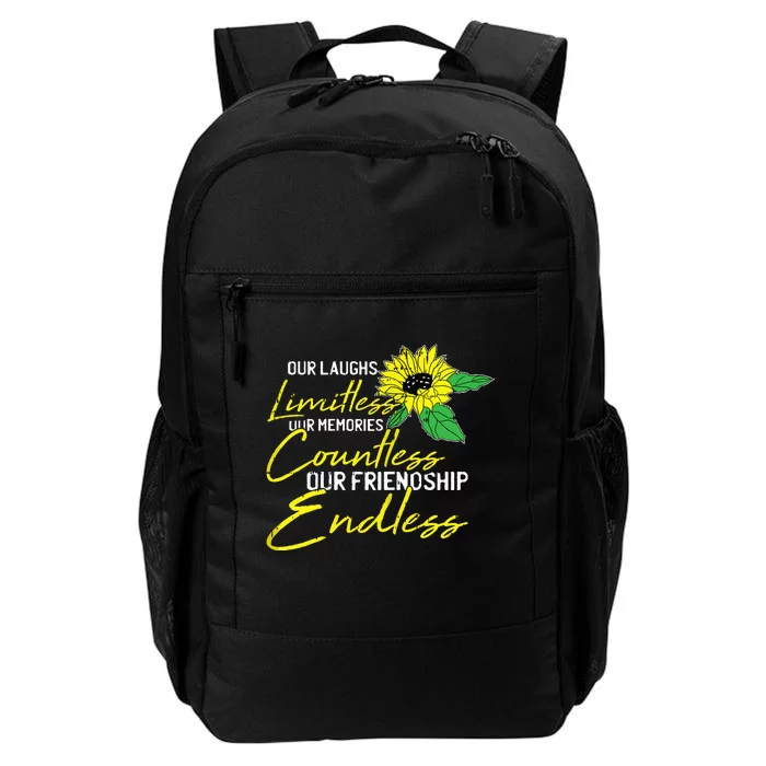 Friendship Bestfriend Cute Sunflower Bestie Bff Matching Daily Commute Backpack