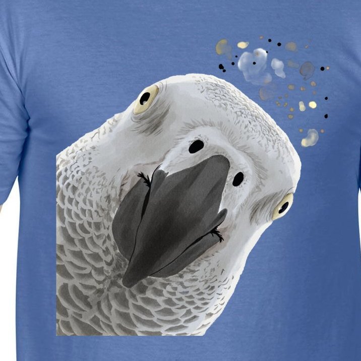 Funny Bird Curious African Gray Parrot Gift Comfort Colors T-Shirt |  TeeShirtPalace