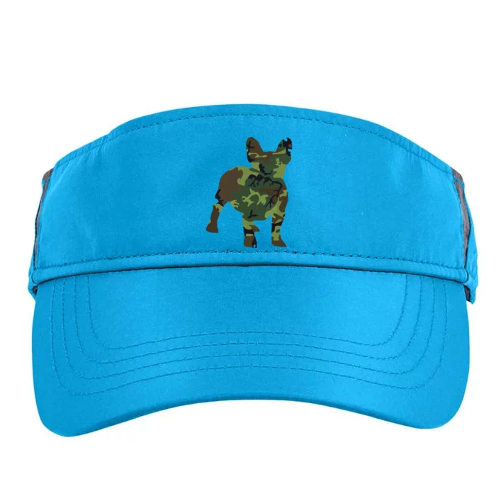 French Bulldog Camouflage Dog Camo Frenchie Owner Military Adult Drive Performance Visor