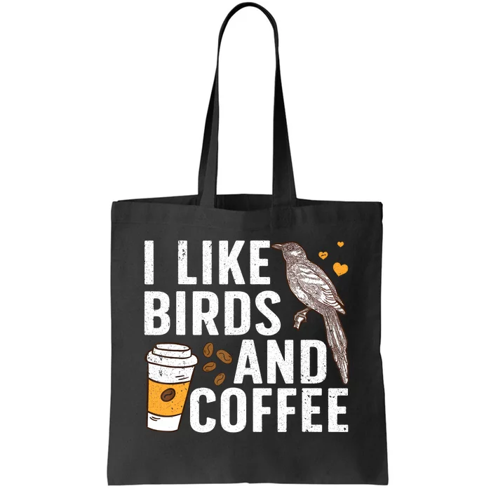 Funny Birds Coffee Design For Men Women Bird Lover Coffee Tote Bag