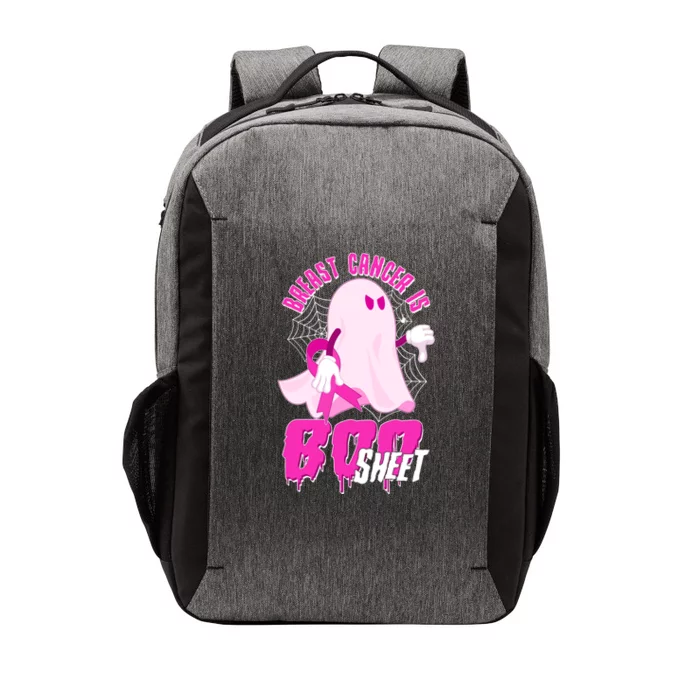 Funny Breast Cancer Is Boo Sheet Halloween Ghost Vector Backpack