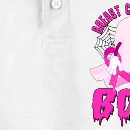 Funny Breast Cancer Is Boo Sheet Halloween Ghost Dry Zone Grid Performance Polo