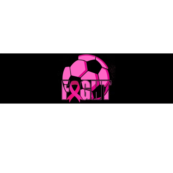 Fight Breast Cancer Soccer Bumper Sticker