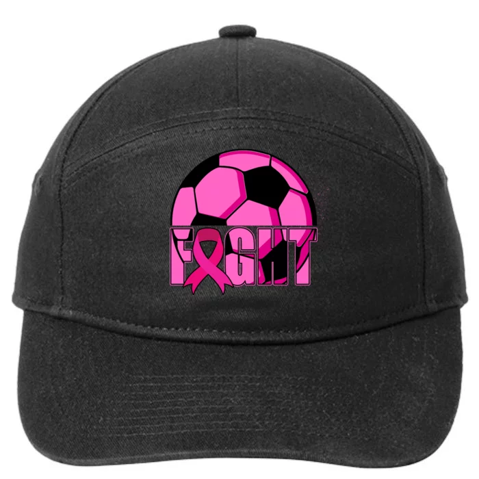 Fight Breast Cancer Soccer 7-Panel Snapback Hat