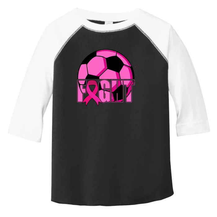 Fight Breast Cancer Soccer Toddler Fine Jersey T-Shirt