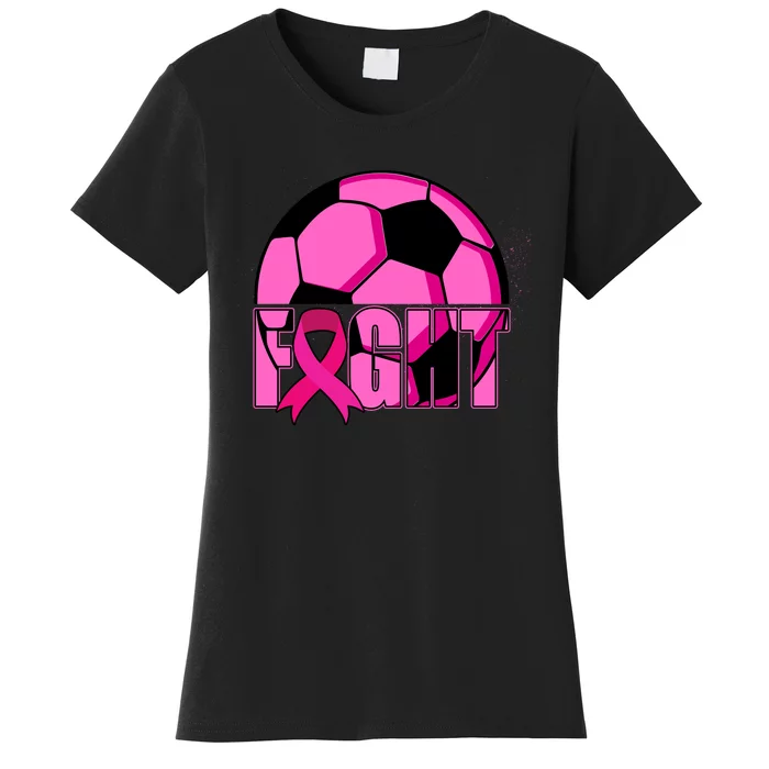 Fight Breast Cancer Soccer Women's T-Shirt