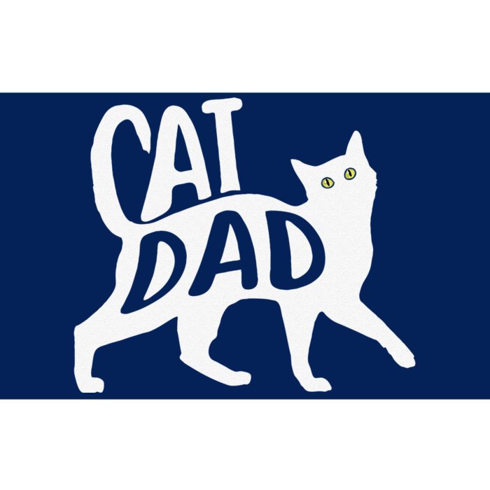 Funny Best Cat Dad Fathers Day Kitty Lover Daddy Papa Christmas Gift Bumper Sticker