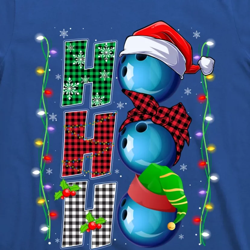 Funny Bowling Christmas Ugly Sweater Bowling Xmas Outfit Cool Gift T-Shirt