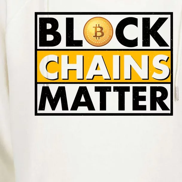 Funny Block Chains Matter Meme Womens Funnel Neck Pullover Hood