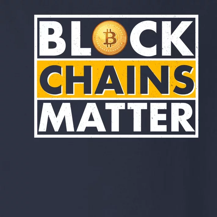 Funny Block Chains Matter Meme Toddler Long Sleeve Shirt