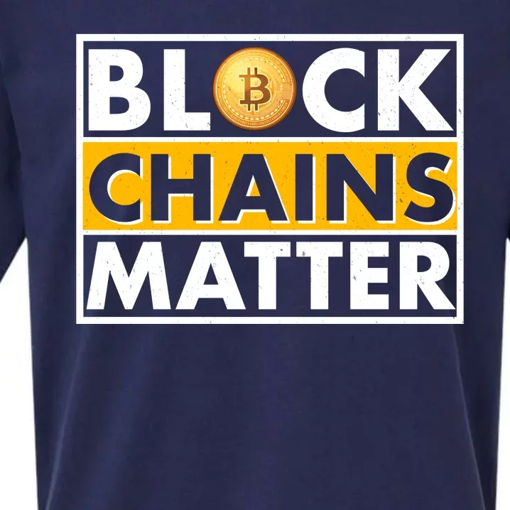 Funny Block Chains Matter Meme Sueded Cloud Jersey T-Shirt