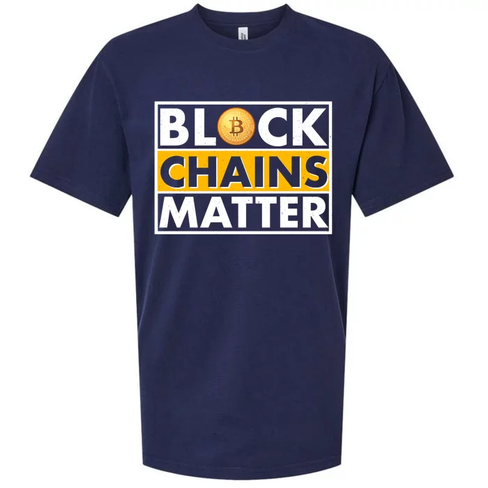 Funny Block Chains Matter Meme Sueded Cloud Jersey T-Shirt