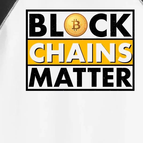 Funny Block Chains Matter Meme Toddler Fine Jersey T-Shirt