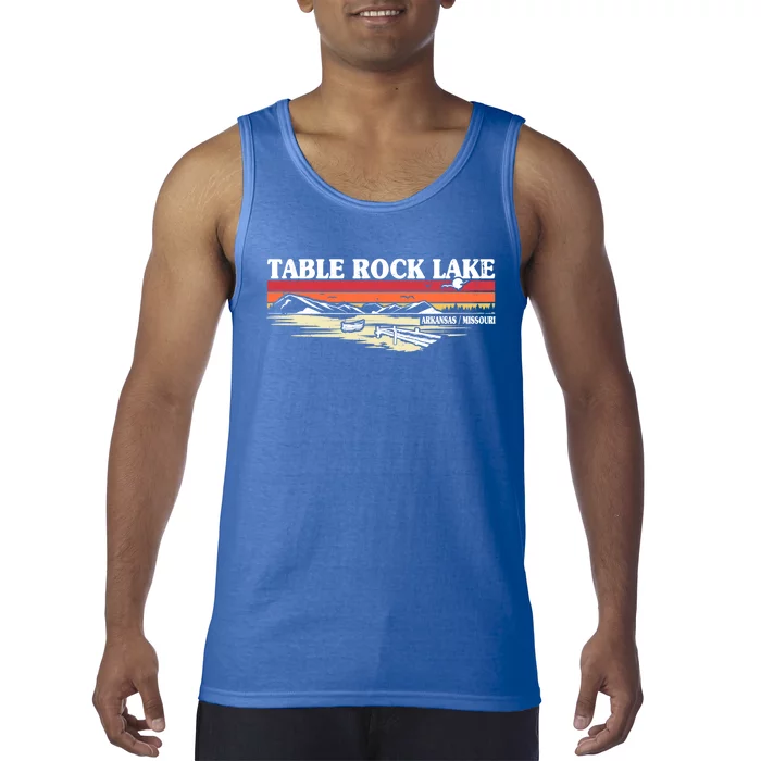 Fishing Boating Camping Lake Vacation Table Rock Lake Great Gift Tank Top