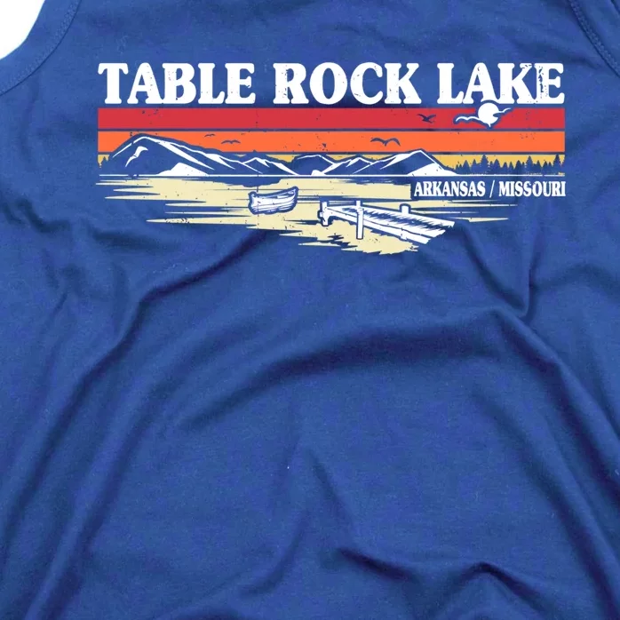 Fishing Boating Camping Lake Vacation Table Rock Lake Great Gift Tank Top