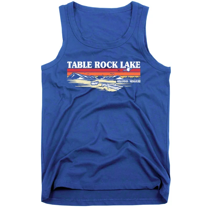 Fishing Boating Camping Lake Vacation Table Rock Lake Great Gift Tank Top