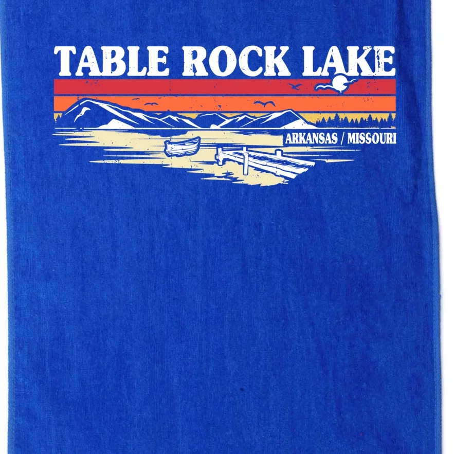 Fishing Boating Camping Lake Vacation Table Rock Lake Great Gift Platinum Collection Golf Towel