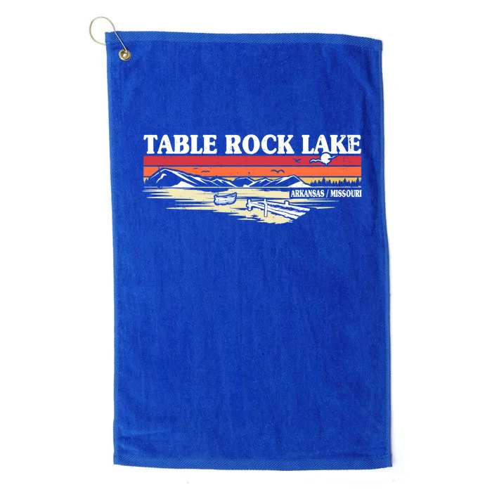 Fishing Boating Camping Lake Vacation Table Rock Lake Great Gift Platinum Collection Golf Towel