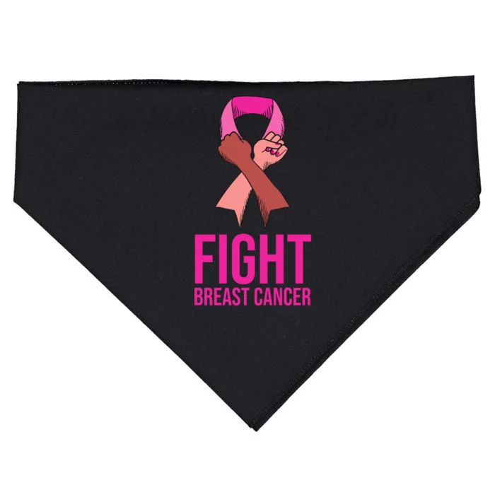 Fight Breast Cancer Together USA-Made Doggie Bandana