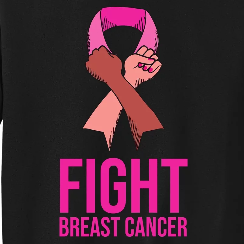 Fight Breast Cancer Together Tall Sweatshirt