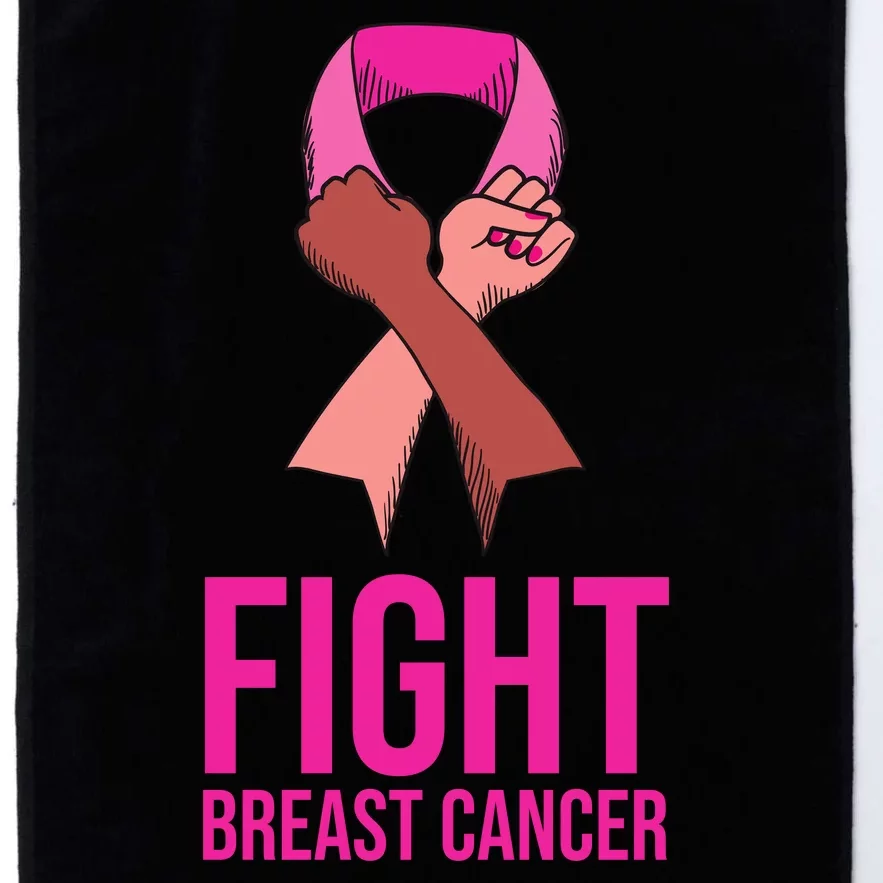 Fight Breast Cancer Together Platinum Collection Golf Towel