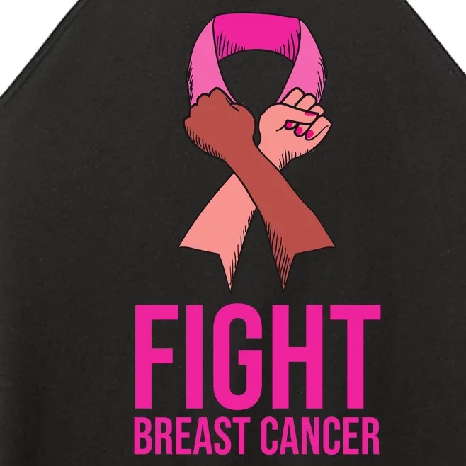 Fight Breast Cancer Together Women’s Perfect Tri Rocker Tank