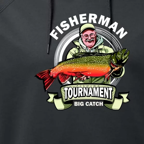 Fisherman Big Catch Tournament Performance Fleece Hoodie