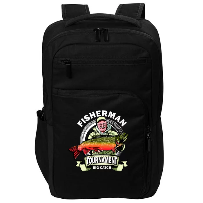 Fisherman Big Catch Tournament Impact Tech Backpack