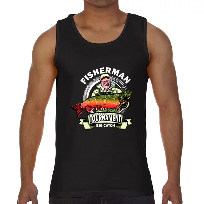 Fisherman Big Catch Tournament Comfort Colors® Tank Top