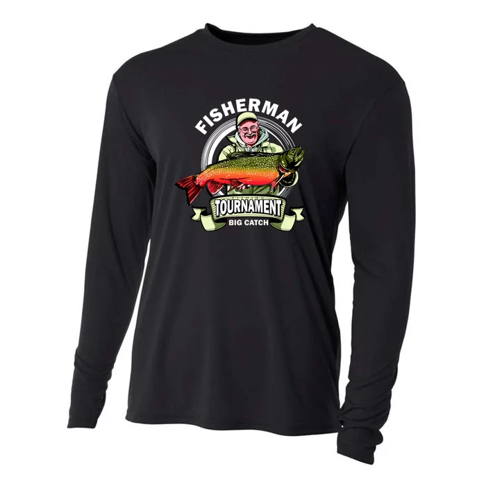 Fisherman Big Catch Tournament Cooling Performance Long Sleeve Crew