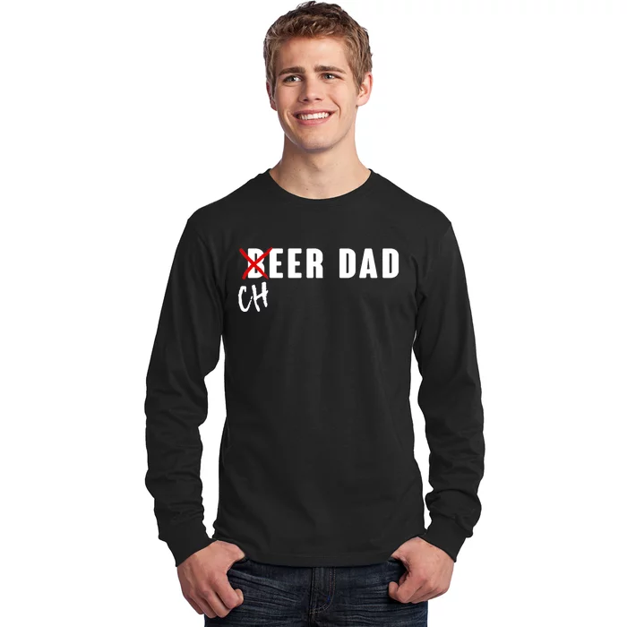 Funny Beer Cheer Dad Long Sleeve Shirt