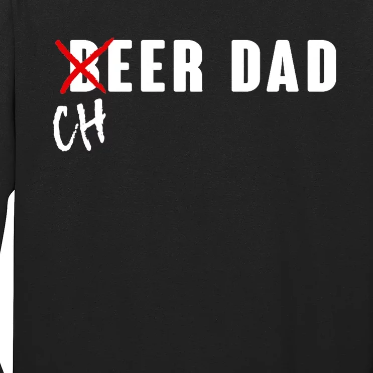 Funny Beer Cheer Dad Long Sleeve Shirt