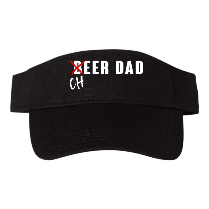 Funny Beer Cheer Dad Valucap Bio-Washed Visor