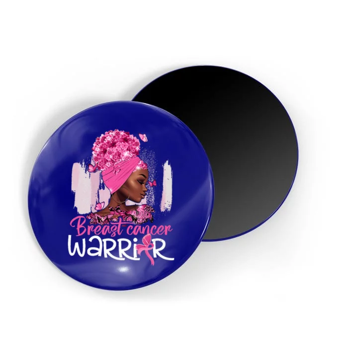 Fighting Breast Cancer Warrior Messy Bun Wear Pink Magnet