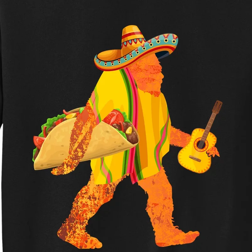 FUNNY BIGFOOT CINCO DE MAYO T Tall Sweatshirt