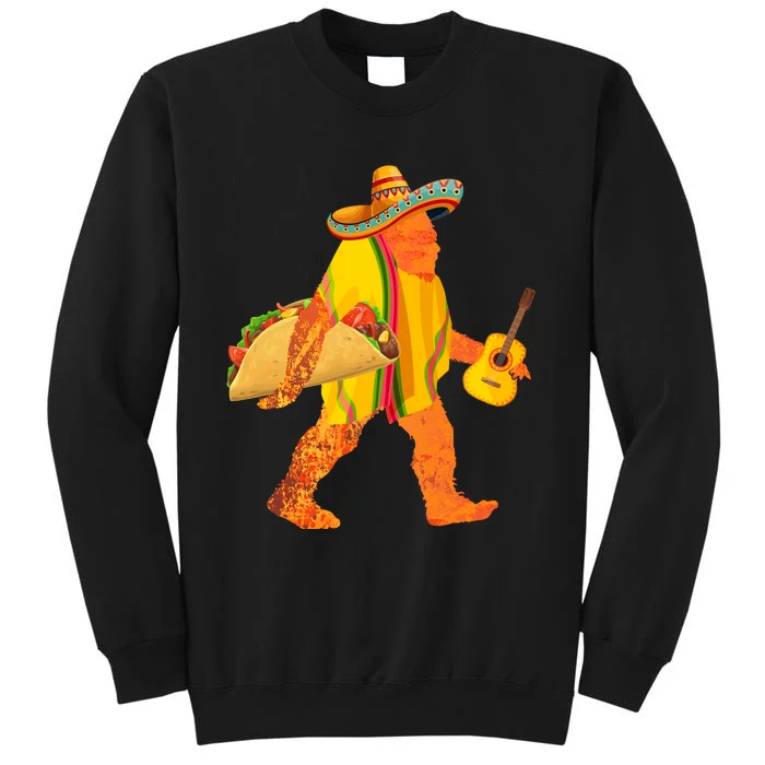 FUNNY BIGFOOT CINCO DE MAYO T Tall Sweatshirt