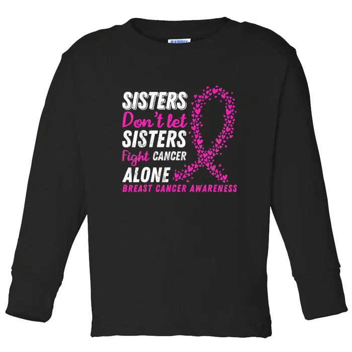 Funny Breast Cancer Awareness Cancer Survivor Toddler Long Sleeve Shirt