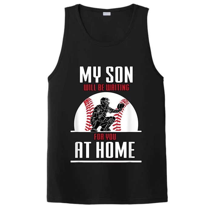 Funny Baseball Catcher Tee Sport Team Coach Gift Performance Tank