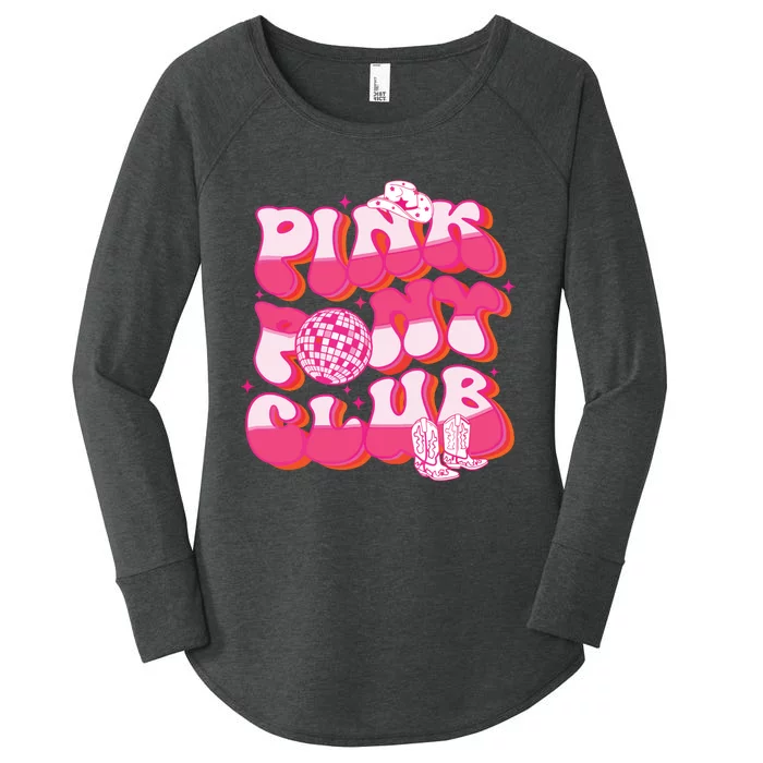 Funny Babe Cute Pony Club 2024 For Birthday Girl Gifts Women's Perfect Tri Tunic Long Sleeve Shirt