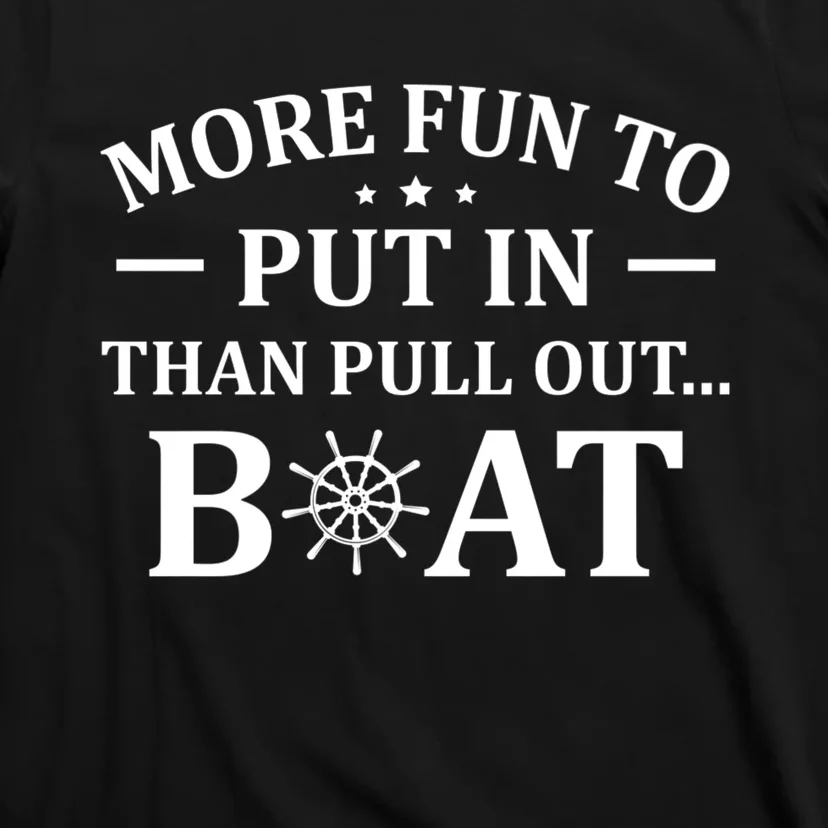 Funny Boat Captain Docking On Boating Outfit Boat Lover T-Shirt