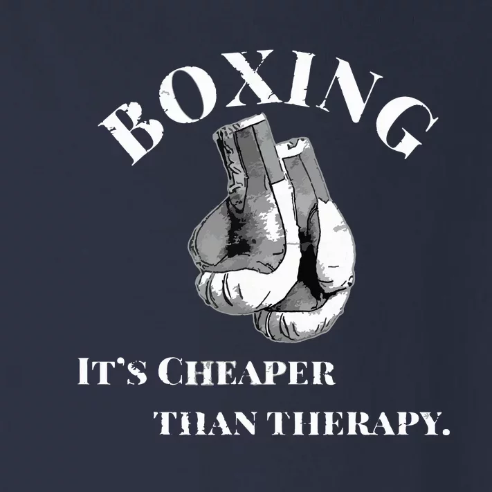 Funny Boxing Cheaper Than Therapy Toddler Long Sleeve Shirt