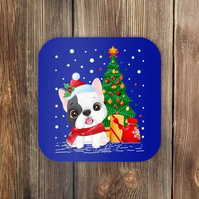 French Bulldog Christmas Tree Gift French Bulldog Christmas Gift Coaster