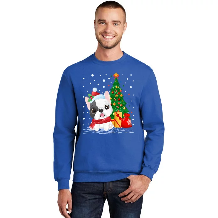 French Bulldog Christmas Tree Gift French Bulldog Christmas Gift Tall Sweatshirt