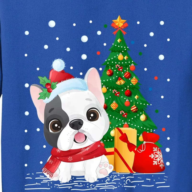 French Bulldog Christmas Tree Gift French Bulldog Christmas Gift Tall Sweatshirt