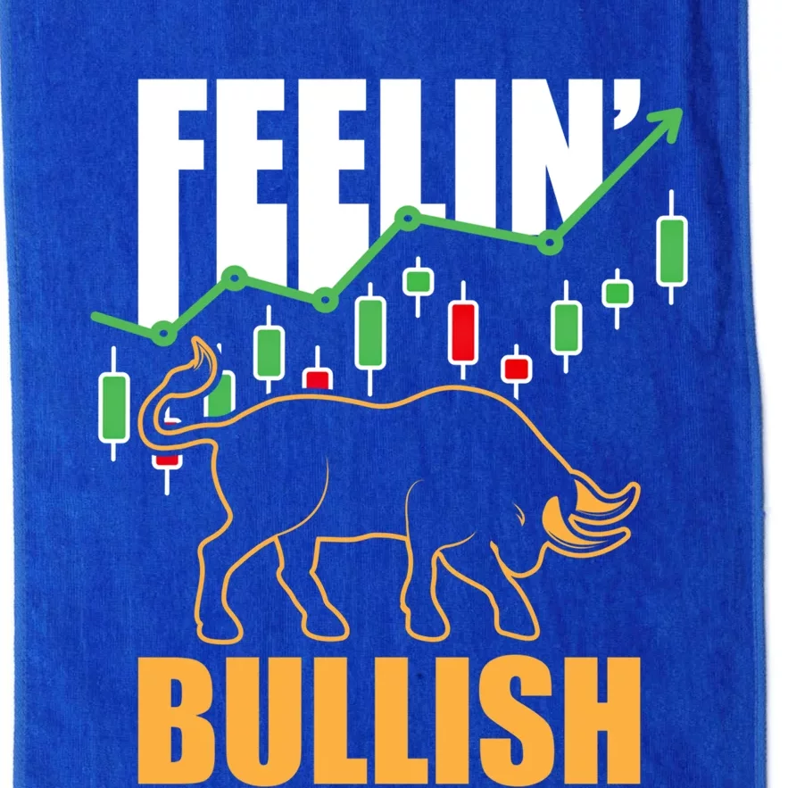 Feelin Bullish Cryptocurrency Blockchain Trader Crypto Gift Platinum Collection Golf Towel