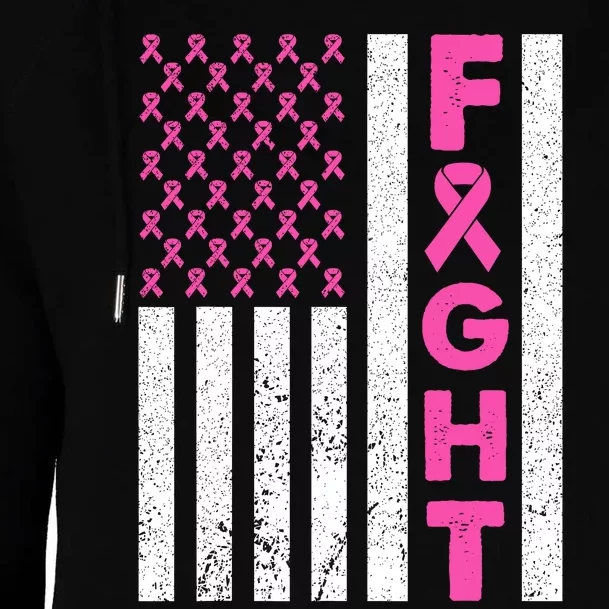 Fight Breast Cancer Breast Cancer Awareness Items Womens Funnel Neck Pullover Hood