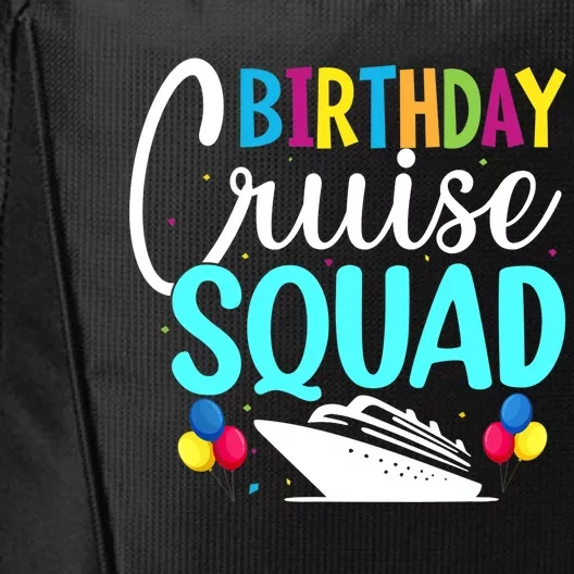 Funny Birthday Cruise Squad Cruising Ship Vacation Party City Backpack