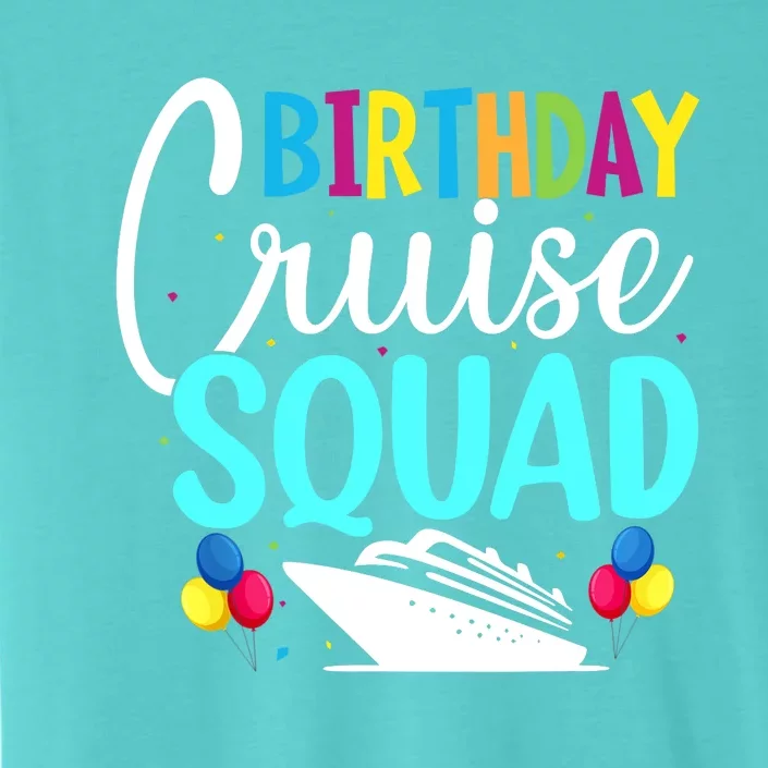 Funny Birthday Cruise Squad Cruising Ship Vacation Party ChromaSoft Performance T-Shirt